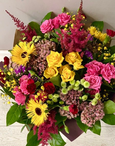 Mixed flowers bouquet available for delivery in CR, Surrey, London, UK