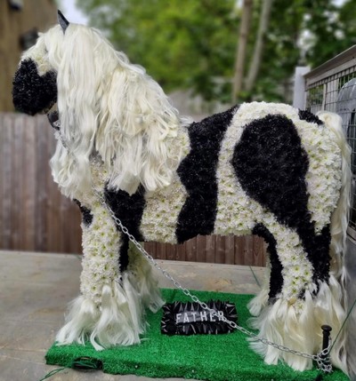 large scale bespoke 3D pony, real size by Croydon Blooms Florist