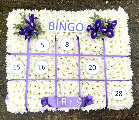 bingo funeral flowers South London