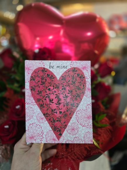 Card 'Be mine Valentine'