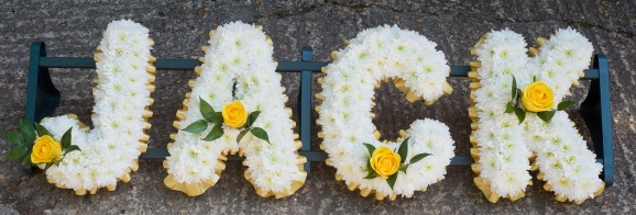 Chrysanthemum based letter tribute