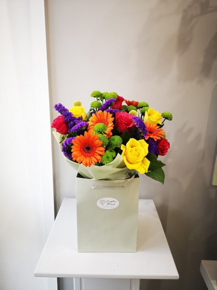 Bright flowers by local florist in Croydon