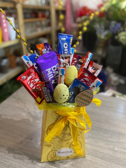 Easter sweets box by Croydon Blooms florist