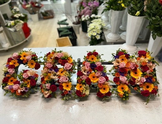 rustic theme funeral flowers by florist in Croydon