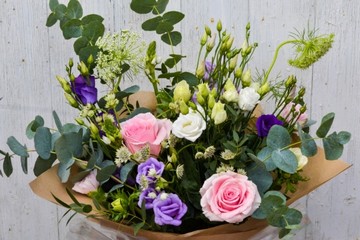 soft petals bouquet handmade by florist in Croydon for same day local delivery in Cr by independent florist