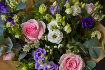 soft petals bouquet handmade by florist in Croydon for same day local delivery in Cr by independent florist