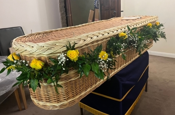 Colourful Coffin Garland