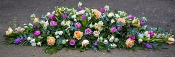 Luxury English Garden Coffin Spray